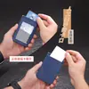 Portatarjetas de Cuero Genuino Personalizado, Estuche de Cuero para Credencial de Empleado, Cordón Personalizado, Portatarjeta de Identificación, Tarjeta de Comedor Estudiantil, Credencial de Trabajo