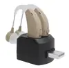 Versión Extranjera en Inglés Audífono Recargable Amplificador de Sonido Recolector de Sonido Auricular Reducción de Ruido de Baja Frecuencia