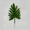 Simulación hoja de planta artificial simulación hoja alambre resorte lluvia simulación accesorios planta verde grande decorativo fondo mayoreo