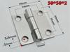 Dobradiça de dobradiça de aço inoxidável 304 dobradiça espessada mini micro dobrável plana aberta 1 polegada pequena dobradiça acessórios de hardware