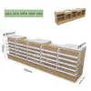 Supermercado Tienda de Conveniencia Exclusivo Mesa de Caja Registradora Gabinete para Cigarrillos Estante Combinación Tienda para Madres y Bebés Farmacia Esquina Pequeña Barra