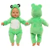 Ropa para Muñeca American Girl de 18 pulgadas 43cm Mono de Animales de Dibujos Animados Ropa para Muñeca Juguete