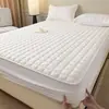 Lençol de Elástico Impermeável Acolchoado, Peça Única, Protetor de Colchão Espessado, Capa de Cama Fixa Antiderrapante, Capa à Prova de Poeira com Cobertura Total, Atacado