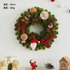 Decoración Navideña Coreana Ambiente de Cafetería Arreglo Nobelson Árbol de Navidad Pequeño Tipo Adornos de Escritorio Guirnalda Ratán