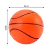 Mini Baloncesto Fútbol Adornos Decorativos para Pastel 6cm Juguete para Niños Modelo de Baloncesto Pelota Rebotadora de PU con Burbujas