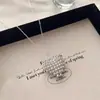 Collar Largo Corazón Perla Plateada 2026 Nuevo Popular Cadena para Clavícula Lujo Ligero Versátil Nicho Collar de Gama Alta