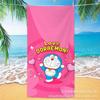 Toalla de Baño de Microfibra para Adulto Doraemon de Dibujos Animados Personalizada para Baño, Natación, Viaje, Portátil, Playa, Deportes