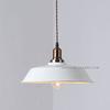 Loft nórdico Tampa de pote industrial Lustre de cabeça única Restaurante Bar Chá de leite Loja Bar Loja de roupas Abajur branco