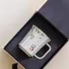 Taza de Té de Gato de Osmanthus de Ceniza Taza de Cerámica Personal para el Hogar Taza de Oficina para Niñas Set de Té Kung Fu
