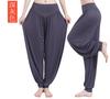 Produtos genuínos novos Modal Fitness Confortáveis e Generosos Calças de Yoga Largas Calças de Tai Chi Calças de Dança do Nariz Calções
