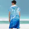 Bata de Playa Personalizada Bata de Baño Best-Seller de Amazon para Adultos Toalla de Baño con Capucha Toalla de Playa Absorbente Engrosada Bata de Baño para Nadar