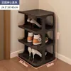 Alquiler de apartamento pequeño, zapatero de estilo columna, organizador de zapatos de varias capas para la entrada del hogar, estante de almacenamiento de plástico simple para dormitorios