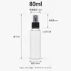 Botella Atomizadora Transparente para Mascotas con Boquilla Negra, Botella de Plástico con Atomizador para Uso en Casa y de Viaje, Botella Vacía en Stock