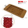 Molde de Silicona para Postres de Frambuesa y Chocolate de Venta Caliente Transfronteriza Corazón Burbuja Telaraña Molde para Hornear