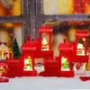 Presente de Natal criativo transfronteiriço novo produto Casa do Papai Noel luz noturna lâmpada de estrela de desenho animado fofa lembrança