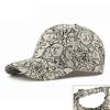 Gorra de Béisbol Estilo Étnico Estampado de Primavera y Otoño para Mujer Gorra de Mezclilla Lavada Protector Solar para Exterior para Mujer Sombrero de Sol de Moda para Mujer