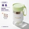 Fuguang Taza de Vidrio Portátil de Bolsillo Taza de Agua para Mujeres Taza de Café Taza de Desayuno con Escala Taza Práctica con Texto Impreso Venta al por Mayor