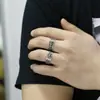 Atacado joias da moda em prata de lei 925 anel masculino retrô de prata tailandesa personalizado pilão anel corajoso