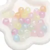 Cuentas Redondas de Acrílico Estilo Japonés Perlescentes de Sirena con Agujeros Cuentas Sueltas Material para Pulseras Hechas a Mano DIY