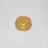 Lata Redonda Pequeña de Aluminio de 10 ml Color Dorado con Rosca 35*18 para Aceite Refrigerante, Empaque de Velas, Lata de Aluminio, Caja Selladora para Muestras