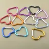 Amor Mosquetón Accesorios para Llaveros DIY Gancho Forma de Corazón Resorte Accesorios para Joyería Venta al por Mayor