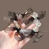 Elástico de cabelo com laço para mulheres, modelo novo 2026, alta elasticidade e corda de cabelo durável, elástico para rabo de cavalo, acessório de cabelo elegante