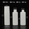 Botella pulverizadora con tapa grande y tapa completa, 40/60/100 ml, para agua cosmética, champú, baño, productos químicos diarios, botella de plástico.