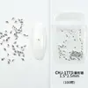 Decoraciones Mini Clavos Remache para Uñas, Versátiles Formas 3D Ovaladas, Triangulares y Romboidales, Populares Accesorios Metálicos de Aleación para Uñas DIY