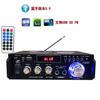 Ak380 Audio para Coche Bluetooth Hogar 12V Amplificador de Potencia para Coche de Alta Potencia Mini Amplificador de Potencia Pequeño