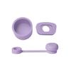 Tapa de silicona anti-desbordamiento para explosiones transfronterizas, juego de 3 piezas para taza Stanley, soporte para bolígrafo de 10 mm, tapa para pajilla, a prueba de polvo, tapón anti-desbordamiento, antiincrustante
