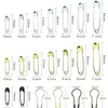 Alfiler de Seguridad Simple de Hierro de Cobre Seguro Pin Grande de Metal Pin de Seguridad Fijo Etiqueta Colgante para Ropa Broche