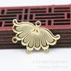 Yiwu Gold Ray color dorado chapado en oro DIY fundido cobre poroso enlace para tocado corona para el cabello hecha a mano horquilla accesorios antiguos B2281
