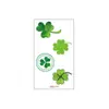 St. Adesivos de Tatuagem para o Dia de São Patrício, Fornecimento Transfronteiriço, À Prova d'Água e Resistentes ao Suor, Adesivos de Rosto de Trevo para Festival Irlandês