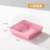 Caja Sándwich nieve Mei Niang hilo de carne seca concha pequeña papel transparente caja de plástico pastelería occidental pastel pan caja para hornear mayoreo