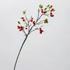 Nova Árvore Frutífera Artificial de Alta Qualidade com Galhos Longos e Folhas, Frutos de Cereja, Decoração de Casa, Paisagismo, Ornamentos de Flores Artificiais