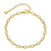 Pulsera Nueva 2024 Chapada en Latón Oro Real de 18K Yiwu Joyería Pequeña Perla Sintética Pulsera Elegante Estilo Ins Textura Joyería de Mano