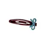 Presilha de Cabelo com Laço Estilo Fofo para Estudantes, Presilha Lateral para Mechas, Grampo de Cabelo, Acessório de Cabelo com Gotejamento de Óleo, Adorno de Cabeça