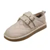Zapatos de Algodón Cálidos con Forro de Felpa para Mujer 2026 Nuevos Zapatos Planos Cómodos Antideslizantes Mocasines Suaves de Suela