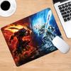 Mouse pad de e-sports atacado tamanho pequeno periférico de jogo para escritório de computador tapete de teclado antiderrapante resistente ao desgaste alongado tapete de mesa