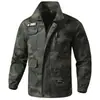 Conjunto de Roupa de Trabalho Elástica para Primavera e Outono para Homens e Mulheres, Roupa Camuflada, Roupa de Trabalho com Linha de Algodão para Reparo Automotivo e Soldagem, Roupa de Proteção do Trabalho Anti-Escaldante e Resistente ao Desgaste
