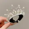 Grampo de Cabelo de Princesa Fofo com Coroa de Alta Qualidade para Meninas, Acessório de Cabelo Versátil para Rabos de Cavalo e Coques