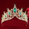 Coroas de Noiva Europeias e Americanas Mais Vendidas Transfronteiriças, Coroa de Princesa Infantil com Strass Marquise Barroco, Acessório de Cabeça para Casamento