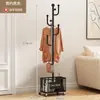 Perchero de pie para ropa y bolsos, perchero móvil para abrigos de dormitorio, perchero de pie de lujo para el hogar en la sala de estar para secar y almacenar ropa