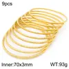 Joias de Aço Inoxidável Pulseira Empilhável Torcida Moderna Padrão Torcido de Aço Titânio Moda Acessório de Pulseira Diâmetro Interno 68*3mm