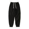 Pantalones de Chándal de Mezcla de Algodón de 320 g, Corte Holgado, Adelgazantes, Deportivos, Casuales, Cómodos, Estilo Otoño e Invierno, Puños, Pantalones Largos Lisos para Hombre