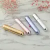 Frasco Dispensador de Perfume Redondo Personalizado de 5ml, Frasco Spray Vazio de Alumínio Eletroquímico e Vidro, Frasco Spray Vazio Hidratante, Impressão de Logo