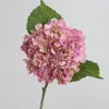 Flor de simulação sensação de mão filme hortênsia hortênsia de simulação hidratante arte floral de flor de simulação design de arranjo de flores decoração de sala de estar fonte hortênsia casamento