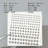Fabricante Personalizado Transfronterizo Gypsophila Falso Clavo de Nariz Falso Piercing 3456mm Chapado en Plata Pegatinas de Perlas Pegatinas de Belleza para la Cara Pegatinas de Maquillaje