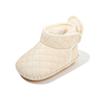 Novos Sapatos de Algodão para Bebê de Inverno 6-12 Meses Botas de Neve Masculinas Sapatos para Crianças Pequenas com Forro de Lã Femininos Sapatos de Inverno com Solado Macio