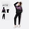 Conjunto Esportivo Feminino Yoga Fitness Roupas Conjunto Esportivo Corrida Academia plus size menina gordinha Cobre a Barriga Calças Harem Slim